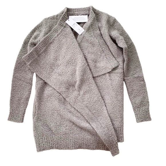 UGG Phoebe Open Draped Wrap Cardigan Grey Size XS NWT - Picture 3 of 10